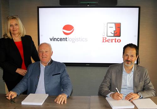 Vincent Logistics rejoint le Groupe Berto !